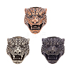 3Pcs 3 Colors Brass European Beads KK-OC0001-85-1
