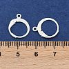 316L Surgical Stainless Steel Leverback Earring Findings STAS-F075-38S-3