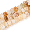 Natural Citrine(Heated) Beads Strands G-N347-17A-05-2