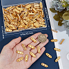 180Pcs 3-Hole Iron Grade A Rhinestone Bridge Spacers RB-BBC0001-04G-3