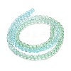 Transparent Painted Glass Beads Strands DGLA-A034-T4mm-A16-5