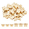 40Pcs 2 Style Brass Beads KK-GO0001-03-1