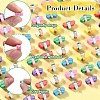 80Pcs 8 Colors Handmade Polymer Clay Beads CLAY-YW0001-98-3