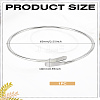 1Pc Alloy Plain Bangles for Women BJEW-LP0004-08P-2