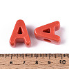 Opaque Acrylic European Beads OACR-M027-01A-06-3