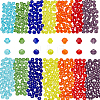 14 Strands 14 Style Imitate Austrian Crystal Bicone Glass Beads Strands GLAA-WR0001-01-1