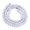 Grade AA Natural Blue Lace Agate Beads Strands G-F222-30-4mm-10