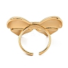 304 Stainless Steel Open Cuff Rings for Women RJEW-A049-01D-G-3