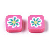 Handmade Polymer Clay Beads CLAY-N008-034E-2
