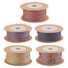 5 Rolls 5 Colors 18-Ply Cotton Twisted Cord OCOR-TA0003-86-3