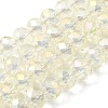 Electroplate Glass Beads Strands LS-EGLA-D020-8x5mm-70-1
