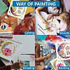 MAYJOYDIY US 1 Set PET Hollow Out Drawing Painting Stencils DIY-MA0004-98-6