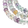 Natural Fluorite Beads Strands G-N342-23-4