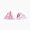 Cubic Zirconia Pointed Back Cabochons ZIRC-WH0001-A02-2