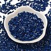 Baking Painted Glass Twist Bugle Beads SEED-C004-02N-2