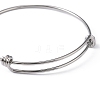 Adjustable 316 Surgical Stainless Steel Expandable Bangle Making MAK-M188-07-3