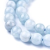 Natural Aquamarine Beads Strands X-G-F459-37C-4