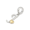 Brass European Dangle Charms LS-KK-Z097-01J-GP-2