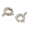 Brass Spring Ring Clasps KK-CBA1AE8-05B-P-2