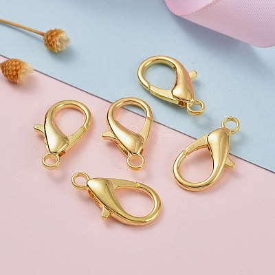 Zinc Alloy Lobster Claw Clasps E107-G-1