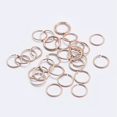 925 Sterling Silver Saw Cut Open Jump Rings STER-F036-02RG-1x5mm-1