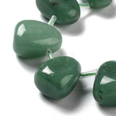 Natural Green Aventurine Beads Strands G-P528-E08-01-1