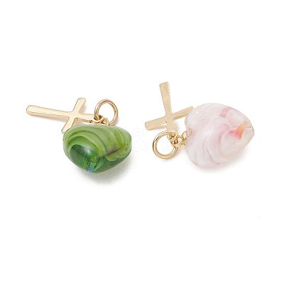 Glass Charms PALLOY-JF05890-1