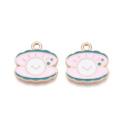 Alloy Enamel Pendants ENAM-T020-66B-1