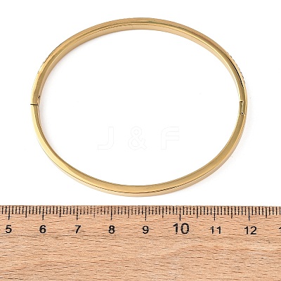 304 Stainless Steel Micro Pave Cubic Zirconia Hinged Bangles for Women BJEW-B161-06G-1