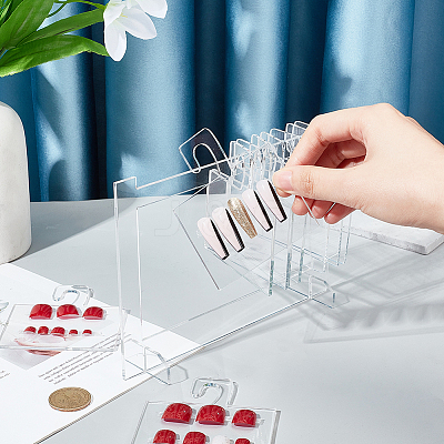 1 Set Acrylic Nail Art Display Boards ODIS-PH0001-62B-1