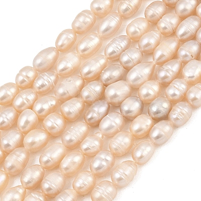 Natural Cultured Freshwater Pearl Beads Strands PEAR-D003-01D-09-1