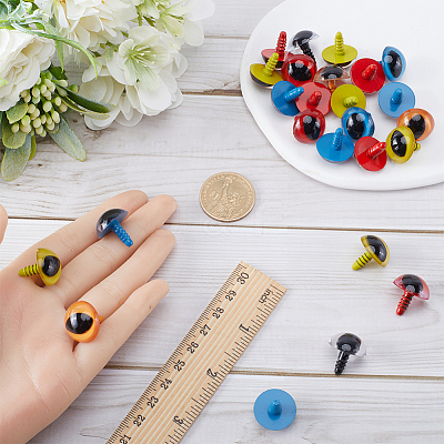 80 Sets 10 Style Plastic Doll Eyes DIY-GF0008-63-1