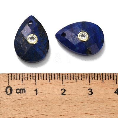 Dyed Natural Lapis Lazuli Pendants G-K371-03G-1