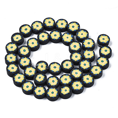 Handmade Polymer Clay Beads Strands CLAY-T020-08B-1