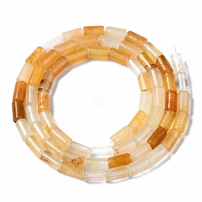 Natural Topaz Jade Beads Strands G-S366-087-1