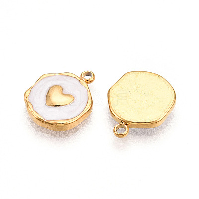 304 Stainless Steel Pendants STAS-N108-11A-G-1