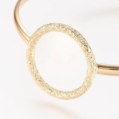 Brass Cuff Bangle BJEW-P168-F09-1