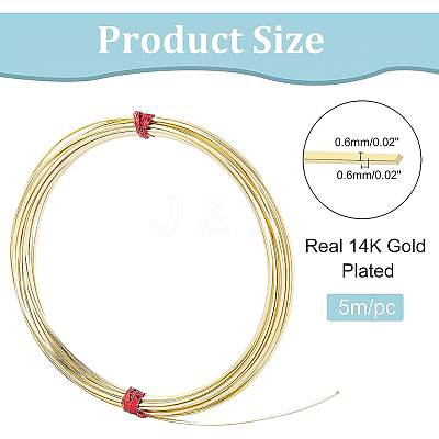 Brass Wire FIND-WH0116-23A-01-1