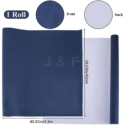 1.1M Self Adhesive Faux Suede Book Covers DIY-WH0491-89A-1