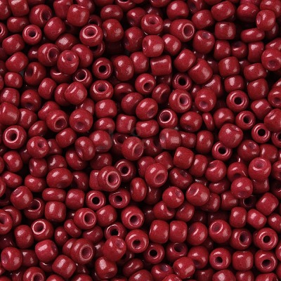 Baking Paint Glass Seed Beads SEED-US0003-3mm-K14-1