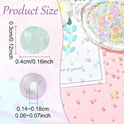 2272Pcs 8 Colors Drawbench Style Glass Seed Beads SEED-YW0003-21-1