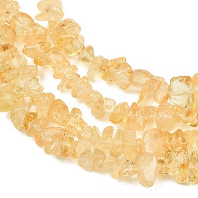 Natural Citrine Beads Strands G-F328-13-1
