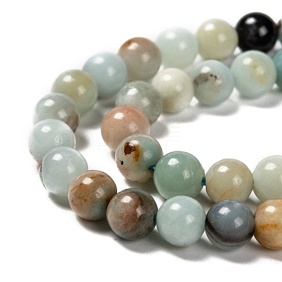 Natural Flower Amazonite Beads X-Z26N5018-1