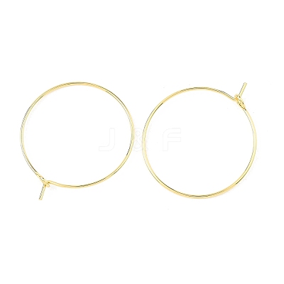 SHEGRACE Brass Hoop Earring Findings XGRPCH280-218G-1