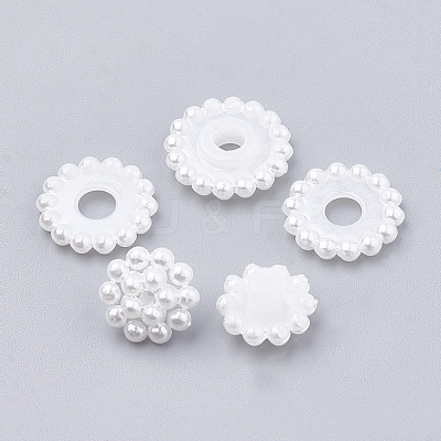 Imitation Pearl Acrylic Beads OACR-T004-10mm-20-A-1
