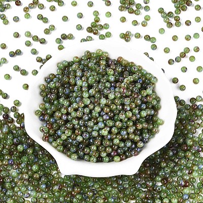 Baking Paint Glass Beads DGLA-T005-01A-07-1