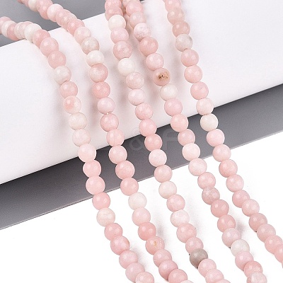 Natural Pink Opal Beads Strands G-N367-01A-01-1