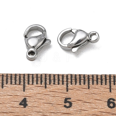 304 Stainless Steel Lobster Claw Clasps SA-CBAF1D5-25P-D-1