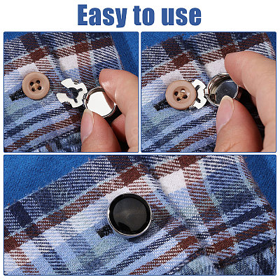 Zinc Alloy Enamel Cufflinks BUTT-GL0001-12-1