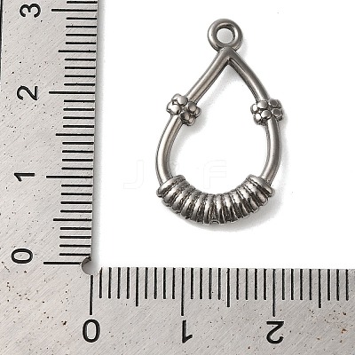 Non-Tarnish 304 Stainless Steel Pendants STAS-N103-65P-1
